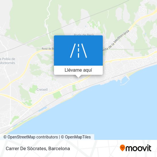 Mapa Carrer De Sòcrates