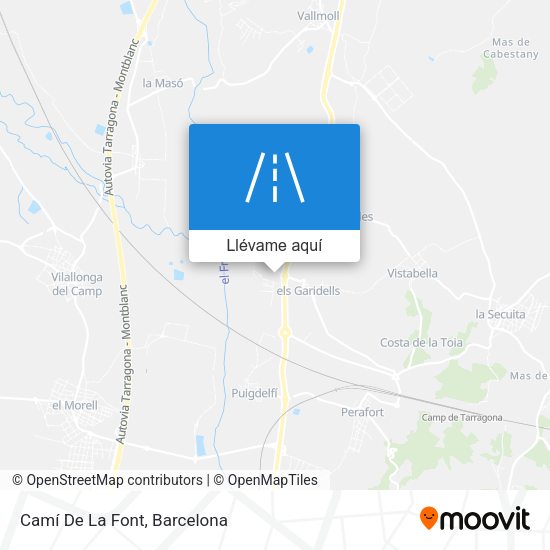 Mapa Camí De La Font
