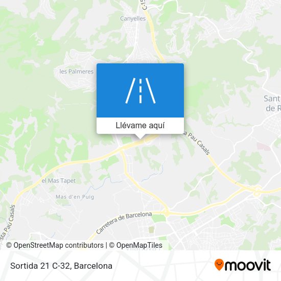 Mapa Sortida 21 C-32