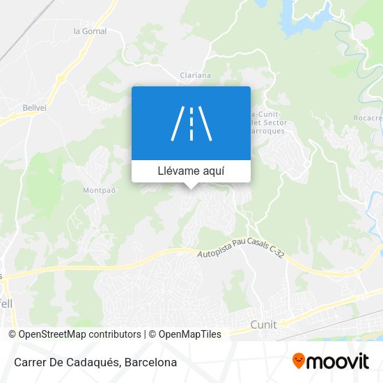 Mapa Carrer De Cadaqués
