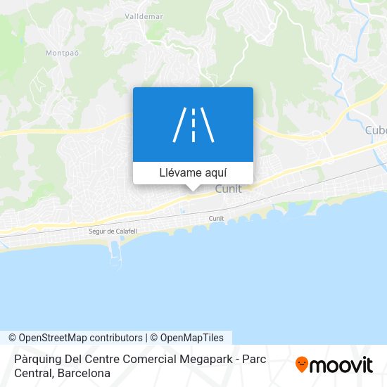 Mapa Pàrquing Del Centre Comercial Megapark - Parc Central
