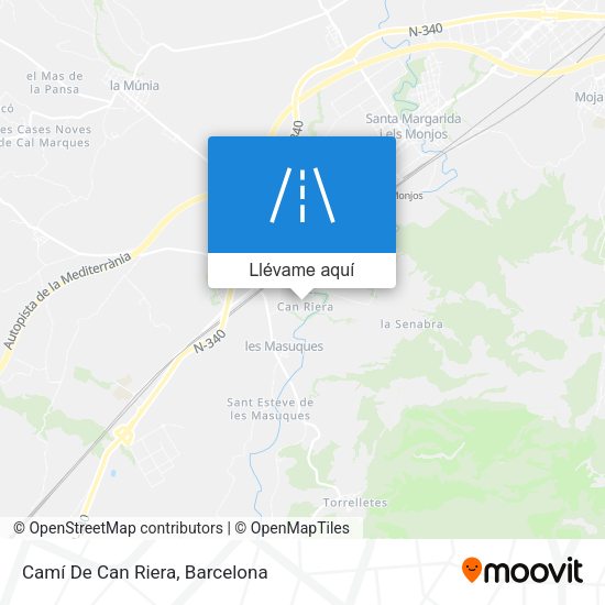 Mapa Camí De Can Riera