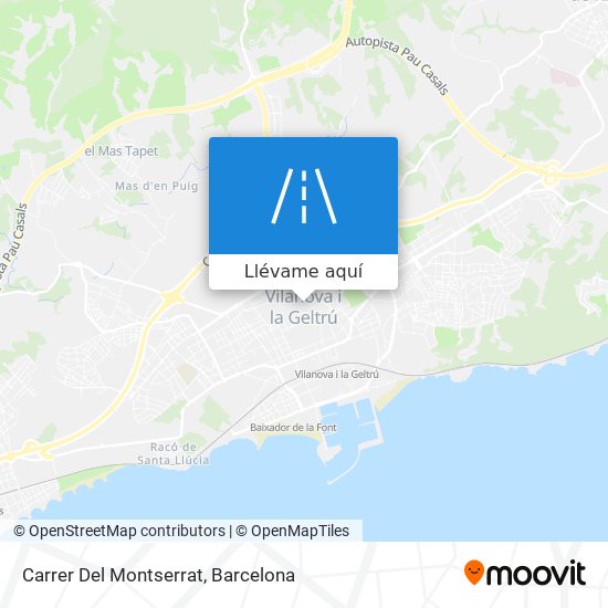 Mapa Carrer Del Montserrat