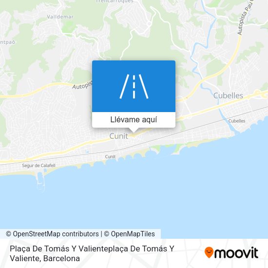 Mapa Plaça De Tomás Y Valienteplaça De Tomás Y Valiente