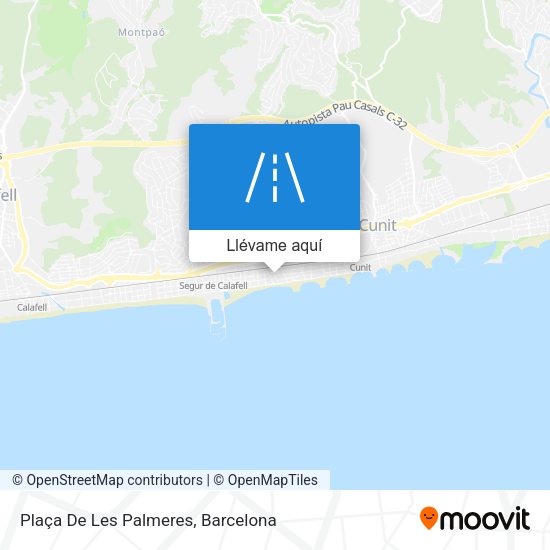 Mapa Plaça De Les Palmeres