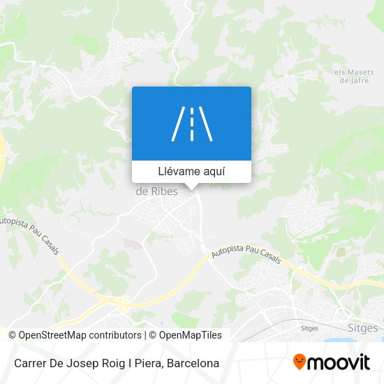 Mapa Carrer De Josep Roig I Piera