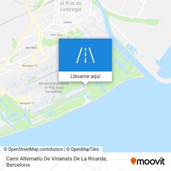 Mapa Camí Alternatiu De Vinanats De La Ricarda
