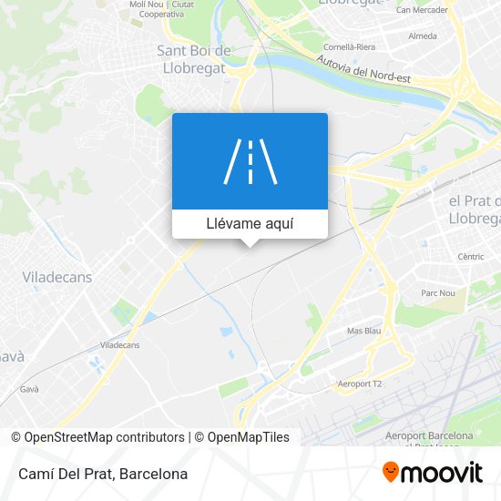 Mapa Camí Del Prat