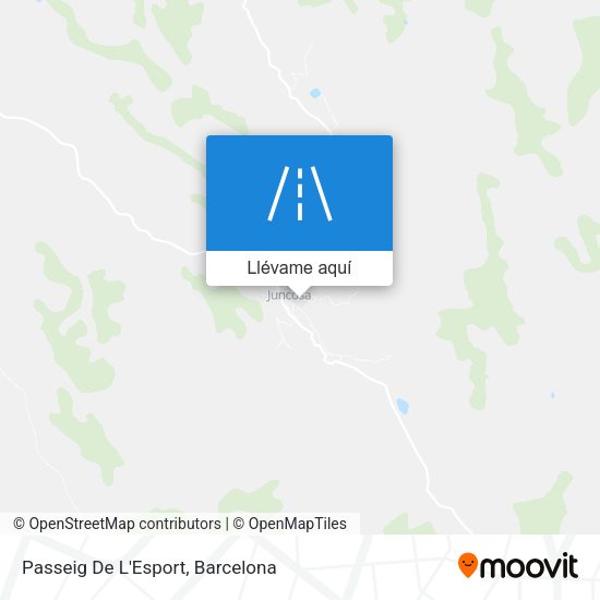 Mapa Passeig De L'Esport