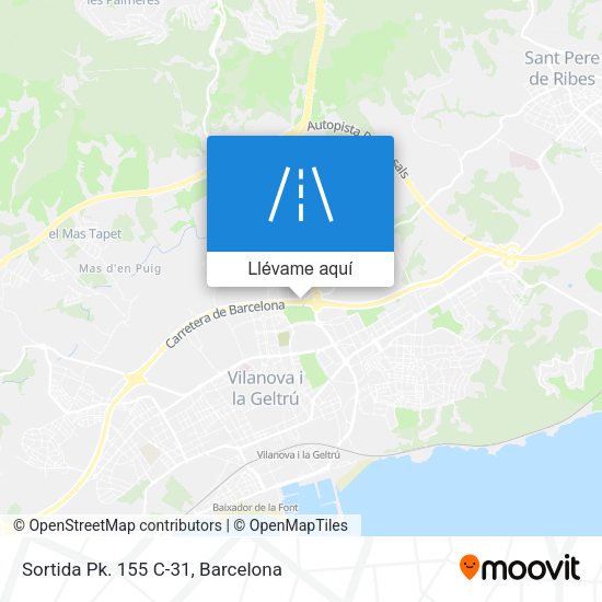 Mapa Sortida Pk. 155 C-31