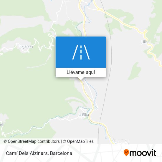 Mapa Camí Dels Alzinars