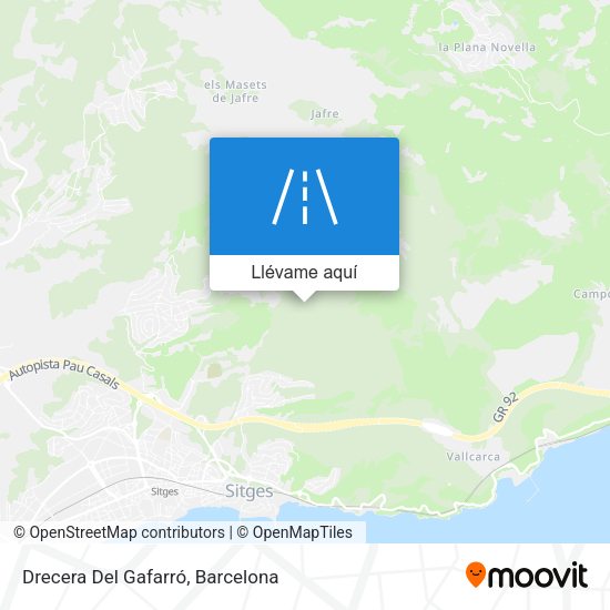Mapa Drecera Del Gafarró