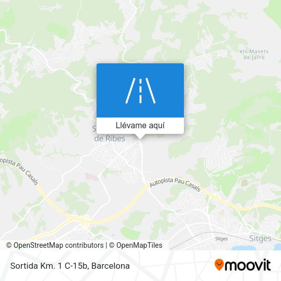 Mapa Sortida Km. 1 C-15b