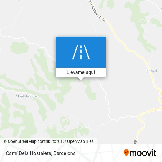 Mapa Camí Dels Hostalets
