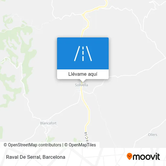 Mapa Raval De Serral