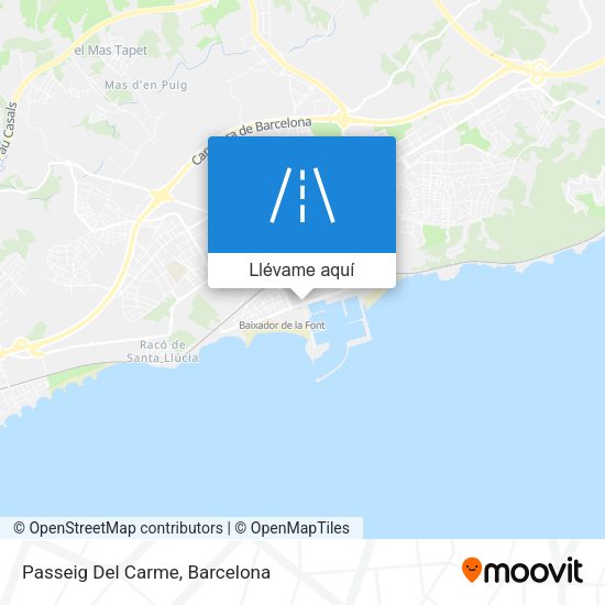 Mapa Passeig Del Carme