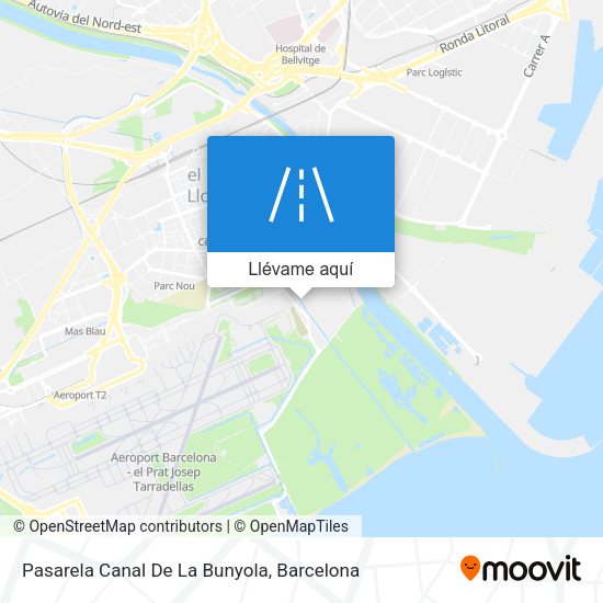 Mapa Pasarela Canal De La Bunyola