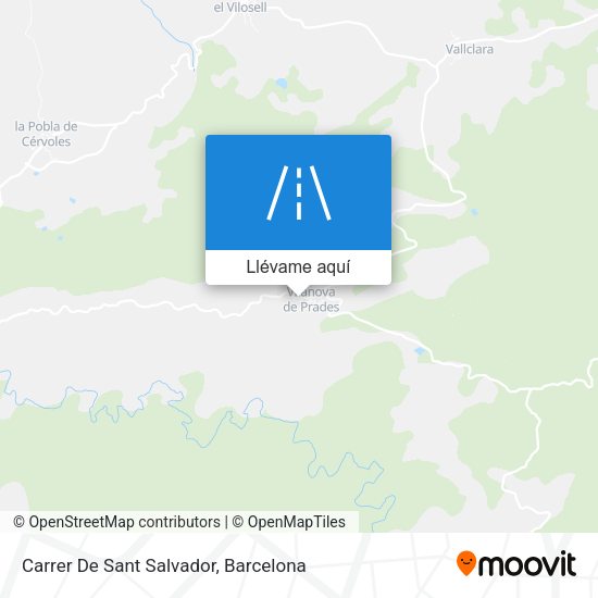 Mapa Carrer De Sant Salvador