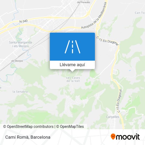 Mapa Camí Romà