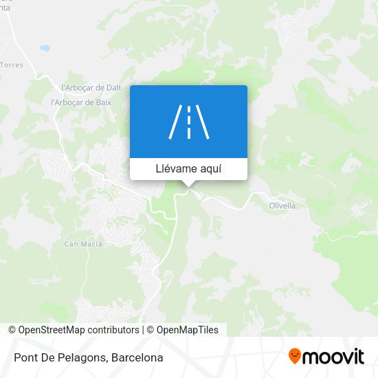 Mapa Pont De Pelagons