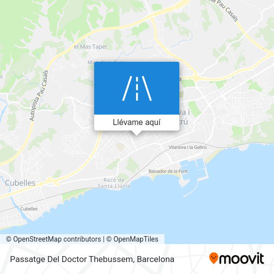 Mapa Passatge Del Doctor Thebussem