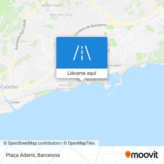 Mapa Plaça Adarró