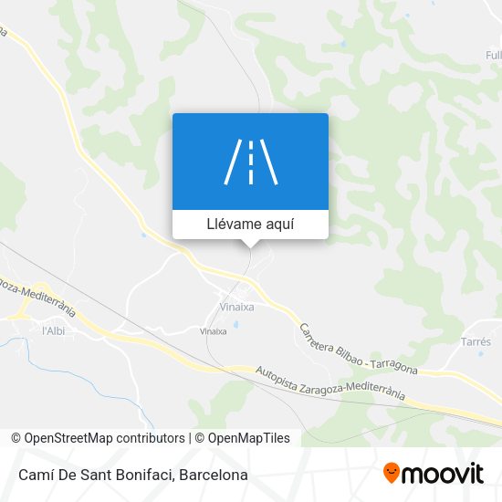 Mapa Camí De Sant Bonifaci