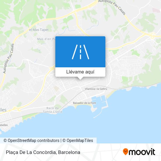 Mapa Plaça De La Concòrdia