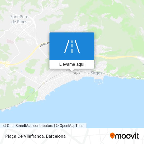 Mapa Plaça De Vilafranca