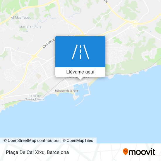 Mapa Plaça De Cal Xixu