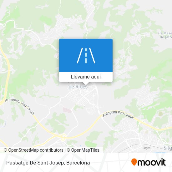 Mapa Passatge De Sant Josep