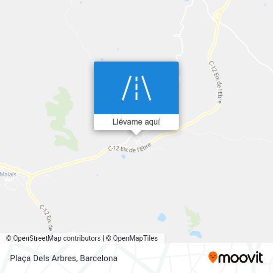 Mapa Plaça Dels Arbres