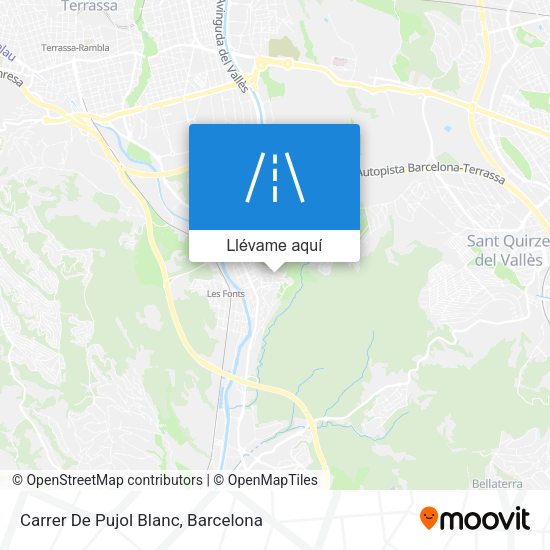 Mapa Carrer De Pujol Blanc