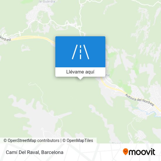 Mapa Camí Del Raval