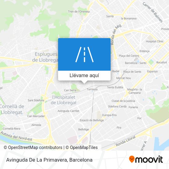 Mapa Avinguda De La Primavera