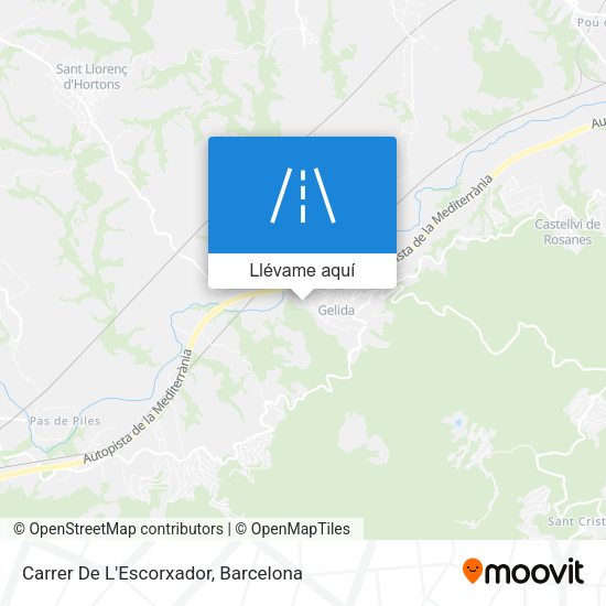 Mapa Carrer De L'Escorxador