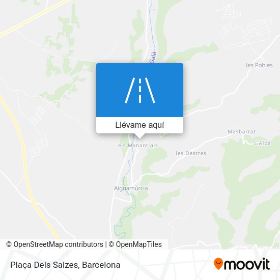 Mapa Plaça Dels Salzes