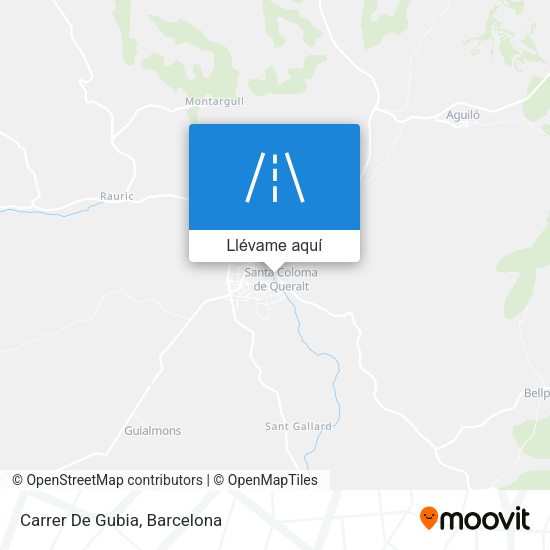 Mapa Carrer De Gubia