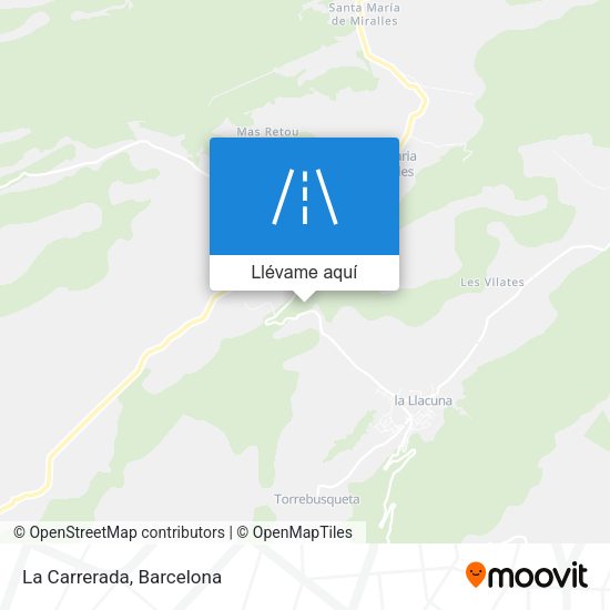 Mapa La Carrerada