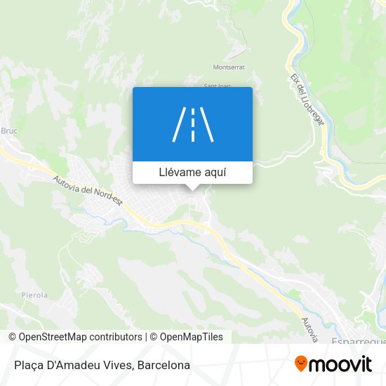 Mapa Plaça D'Amadeu Vives