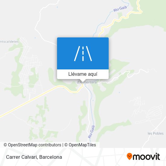Mapa Carrer Calvari