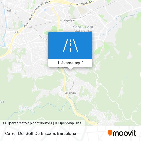 Mapa Carrer Del Golf De Biscaia
