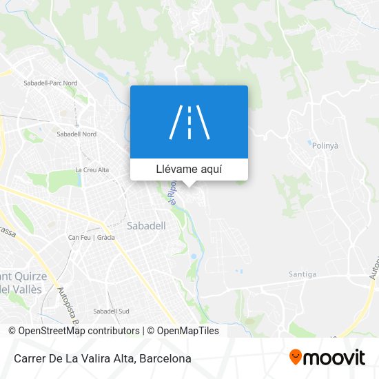 Mapa Carrer De La Valira Alta