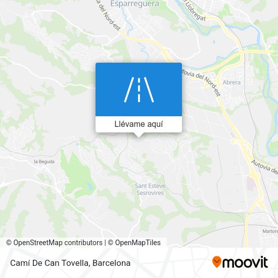 Mapa Camí De Can Tovella