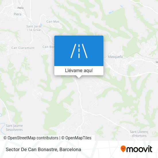 Mapa Sector De Can Bonastre