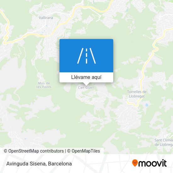 Mapa Avinguda Sisena