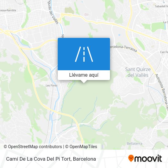 Mapa Camí De La Cova Del Pi Tort