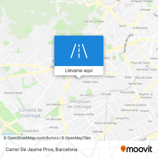 Mapa Carrer De Jaume Pros