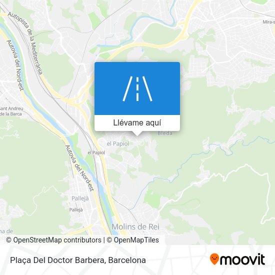 Mapa Plaça Del Doctor Barbera