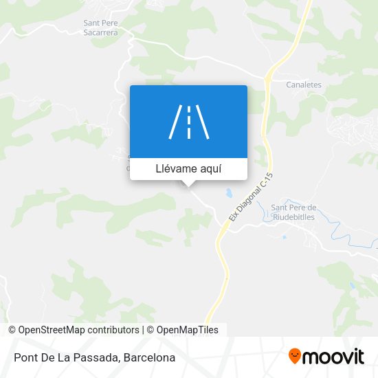 Mapa Pont De La Passada